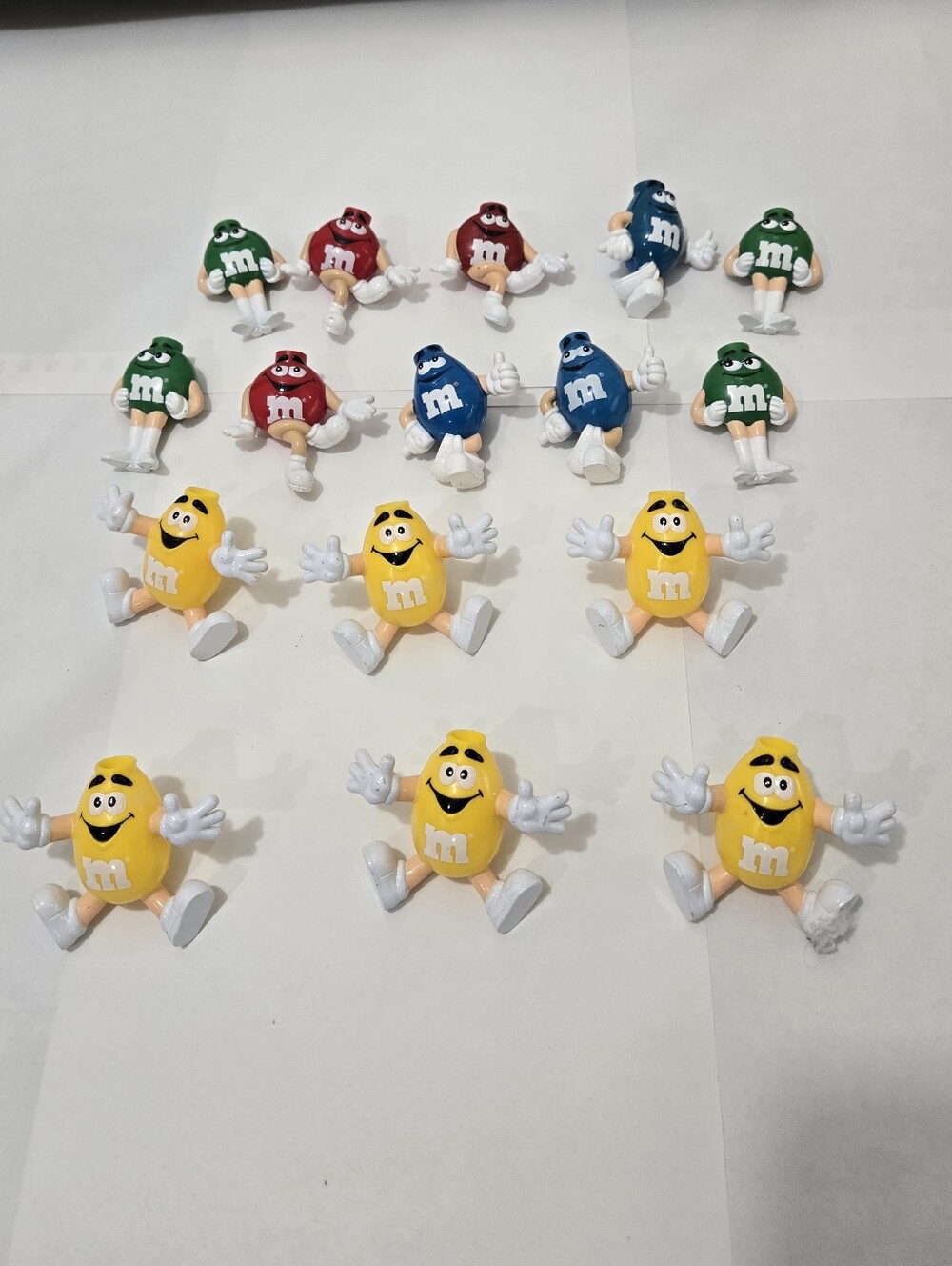 Vintage M&M Candy Characters 3" Happy Christmas Lights 19 String Light Covers